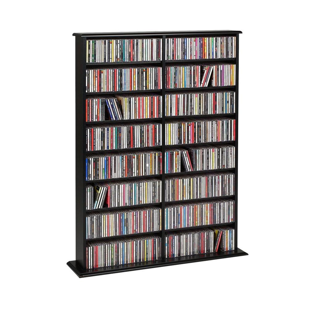 Cd Dvd Cabinets Media Storage Living Room Furniture The Home Depot