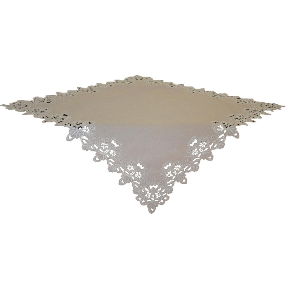 taupe table runner