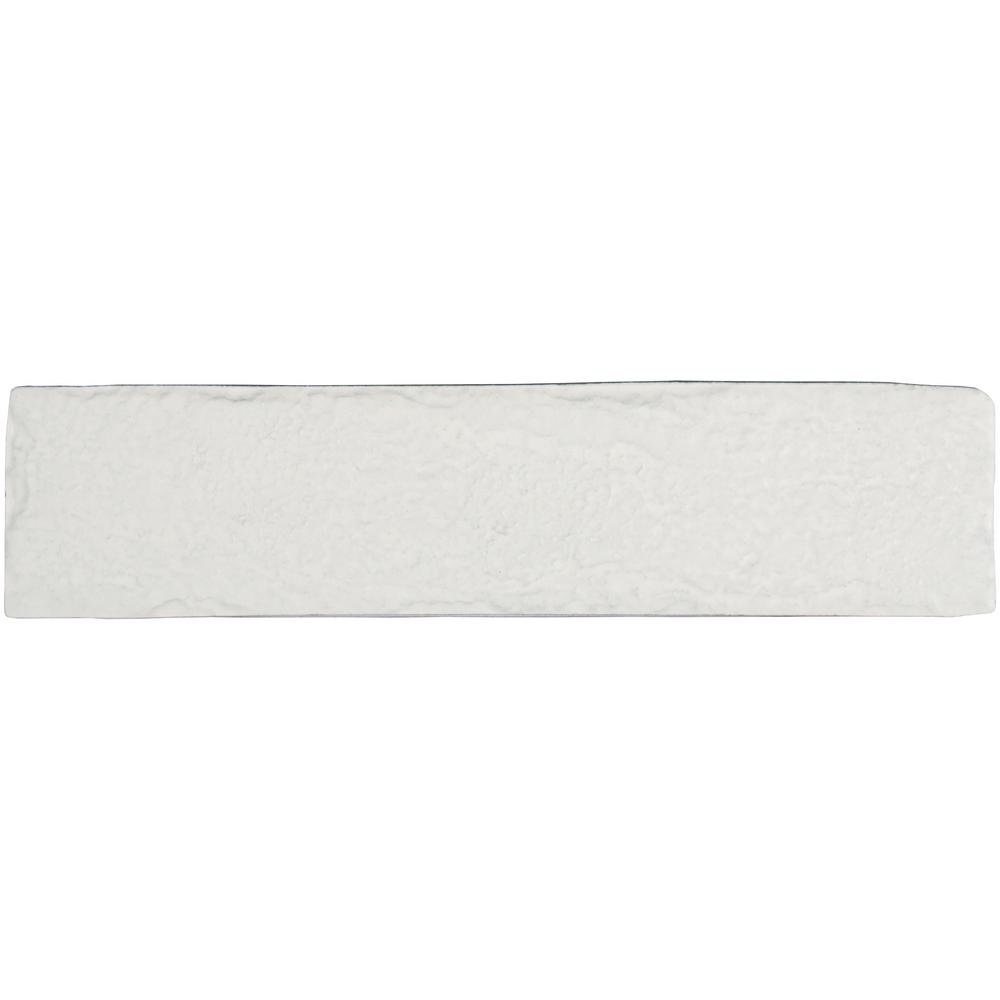 White Fireplace 2x10 Tile Flooring The Home Depot