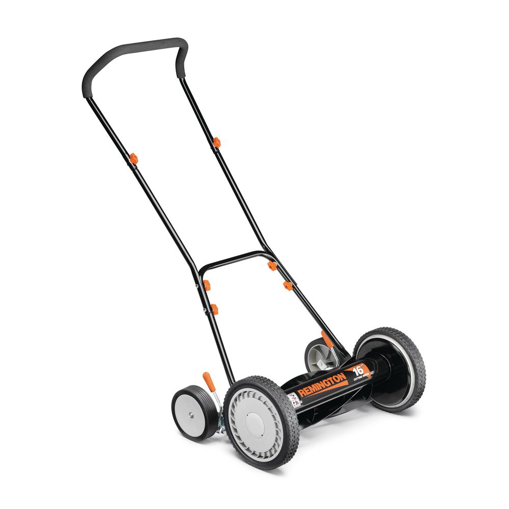 1 4 Acre Or Less Manual Reel Lawn Mowers The 16 In Manual Walk Behind Nonelectric Reel Mower