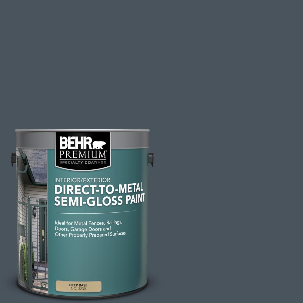 BEHR PREMIUM 1 gal. N4807 Midnight Blue SemiGloss Direct to Metal