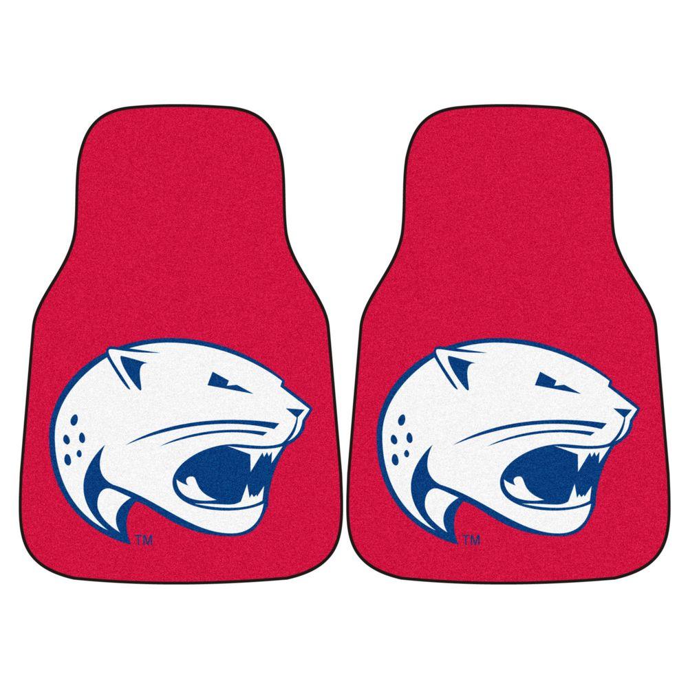 Fanmats Ncaa University Of South Alabama Heavy Duty 2 Piece 18 In