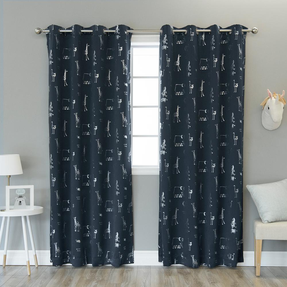 Animal Print Curtains Drapes Window Treatments The Home Depot