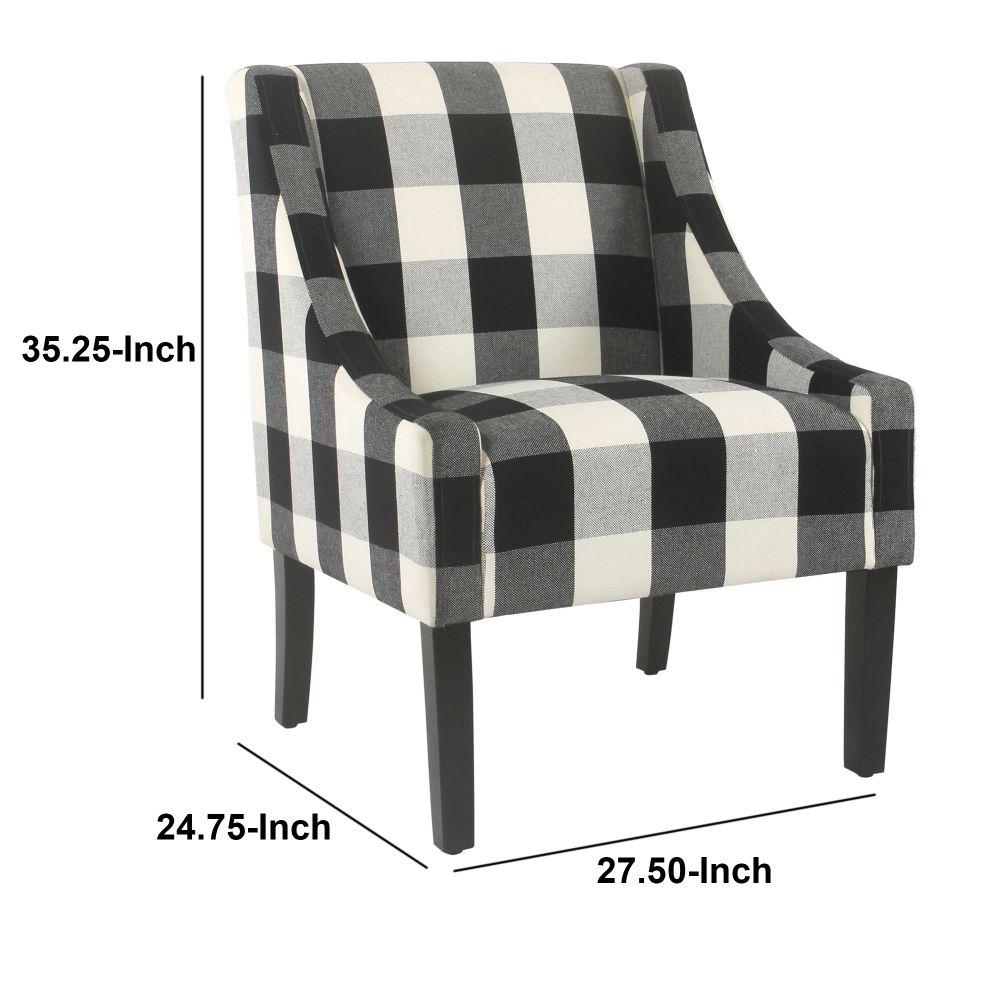 Black And White Plaid Chair - Amazon Com Colorbird Buffalo Check
