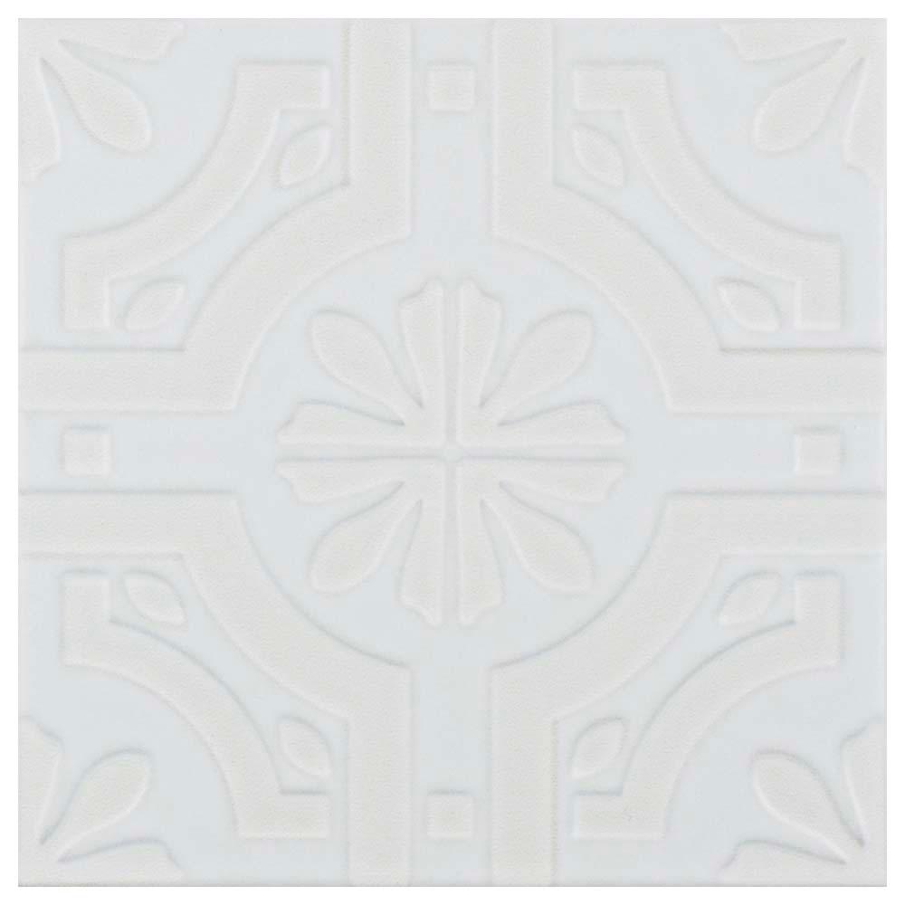 8x8 White Ceramic Tile Tile The Home Depot