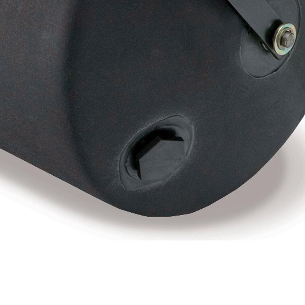 16/"x 19.5/" Heavy Duty Poly Push Tow Lawn Roller Poly Roller Black Sturdy Durable