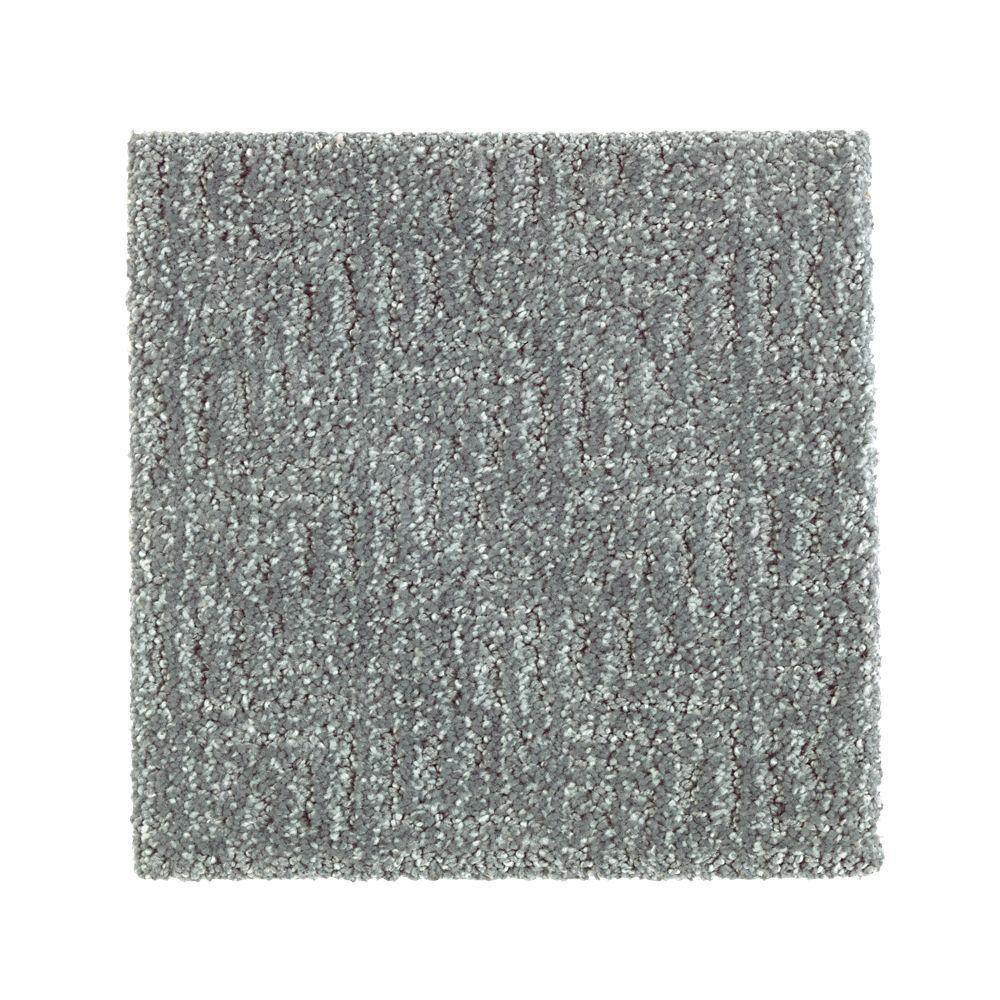 PetProof Carpet Sample Scarlet Color Tide Pool Pattern 8 in. x 8 in