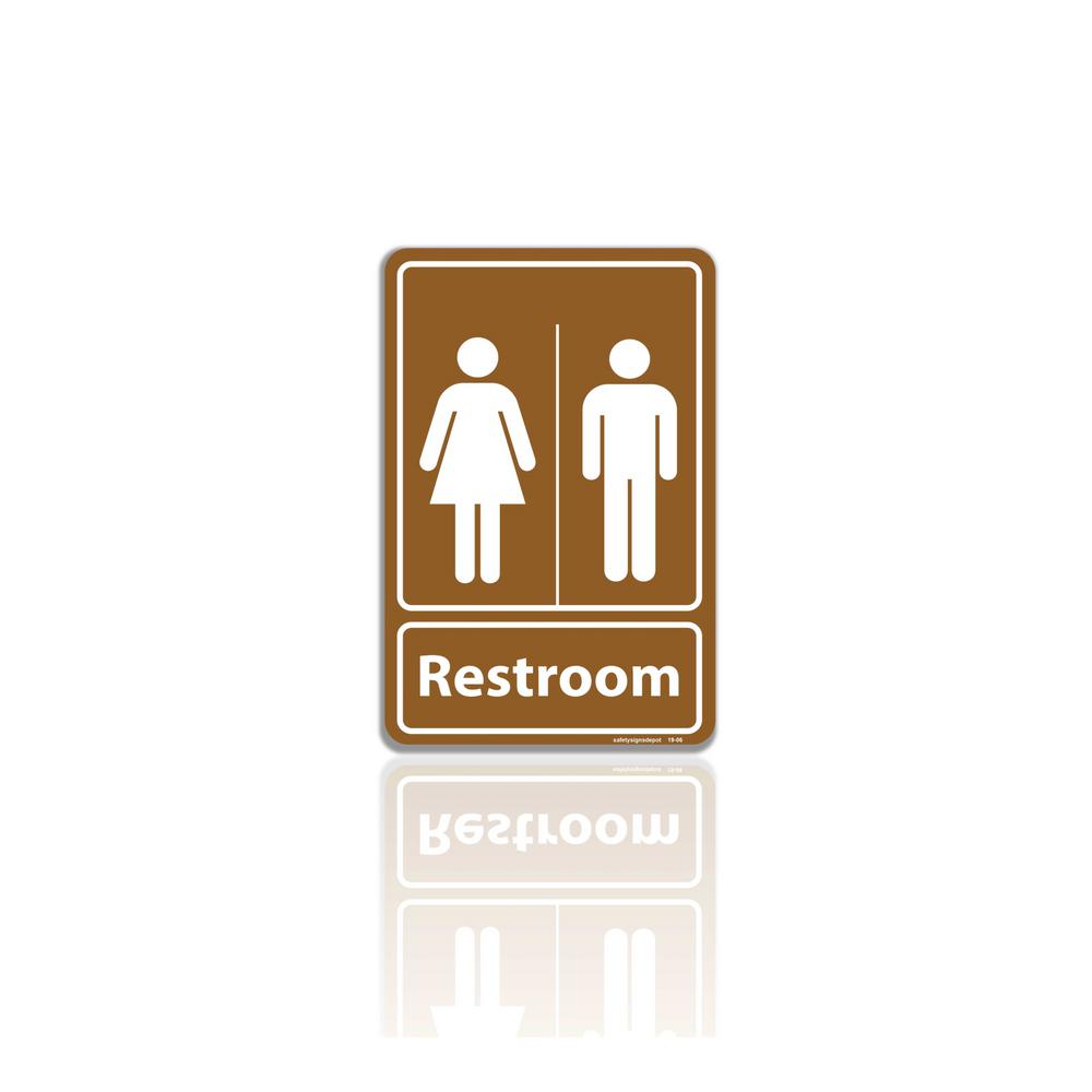 Boys Male Sign Toilet Room 300x225mm Polypropylene
