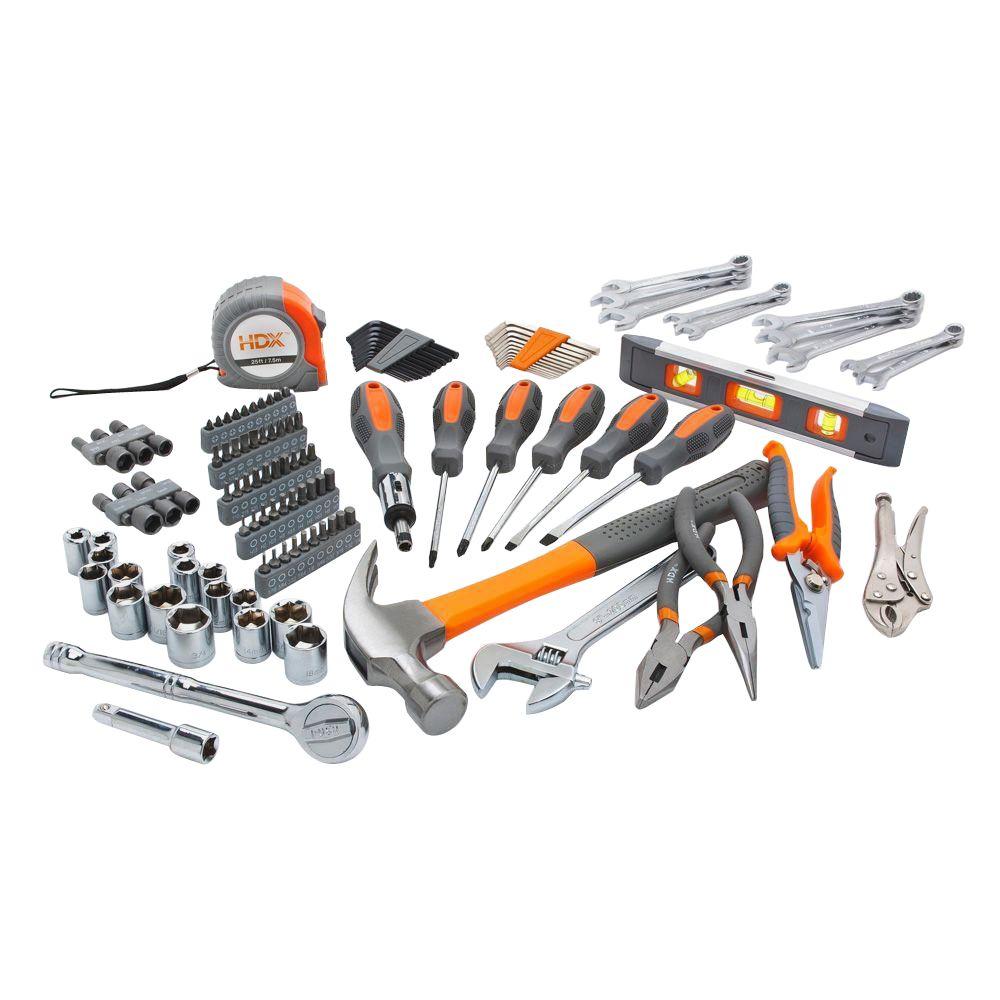 HDX Homeowner's Tool Set (137-Piece)-H137HOS - The Home Depot