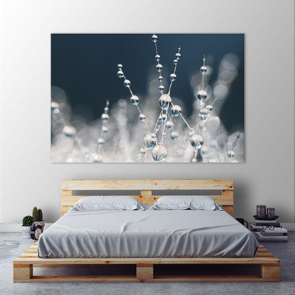 Giant Art 54 In X 84 In Snow White Ice Blue By Sharon