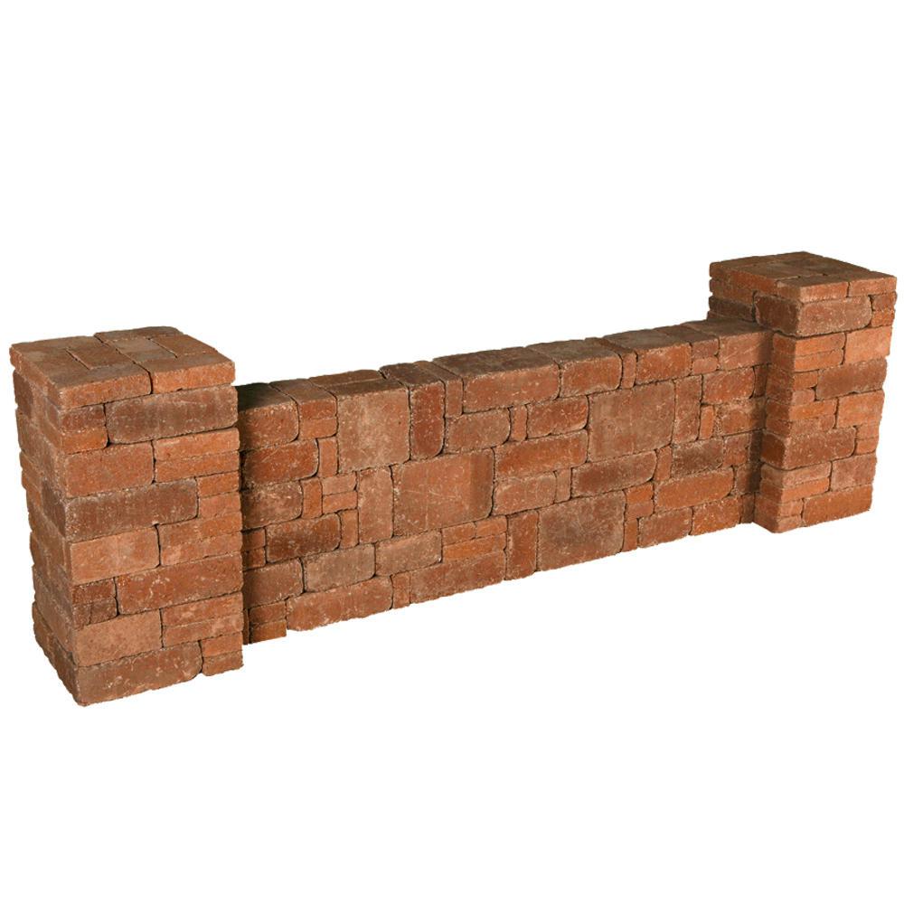 Pavestone Rumblestone 87 5 In X 26 21 Column Wall Kit Pavestone Rumblestone 87 5 In X 26 21 Column Wall