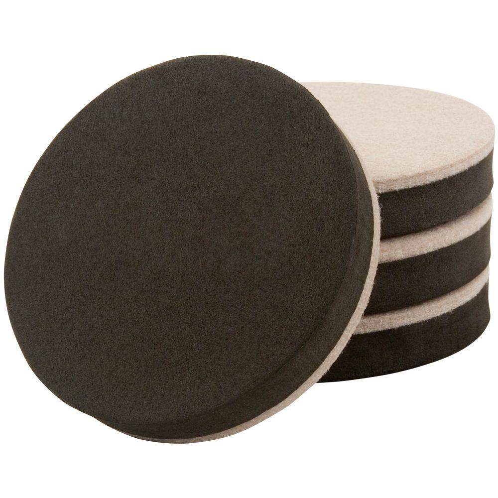 3 1 2 In Reusable Felt Bottom Round Mover 4 Per Pack 4713444sm Sku 1001231356