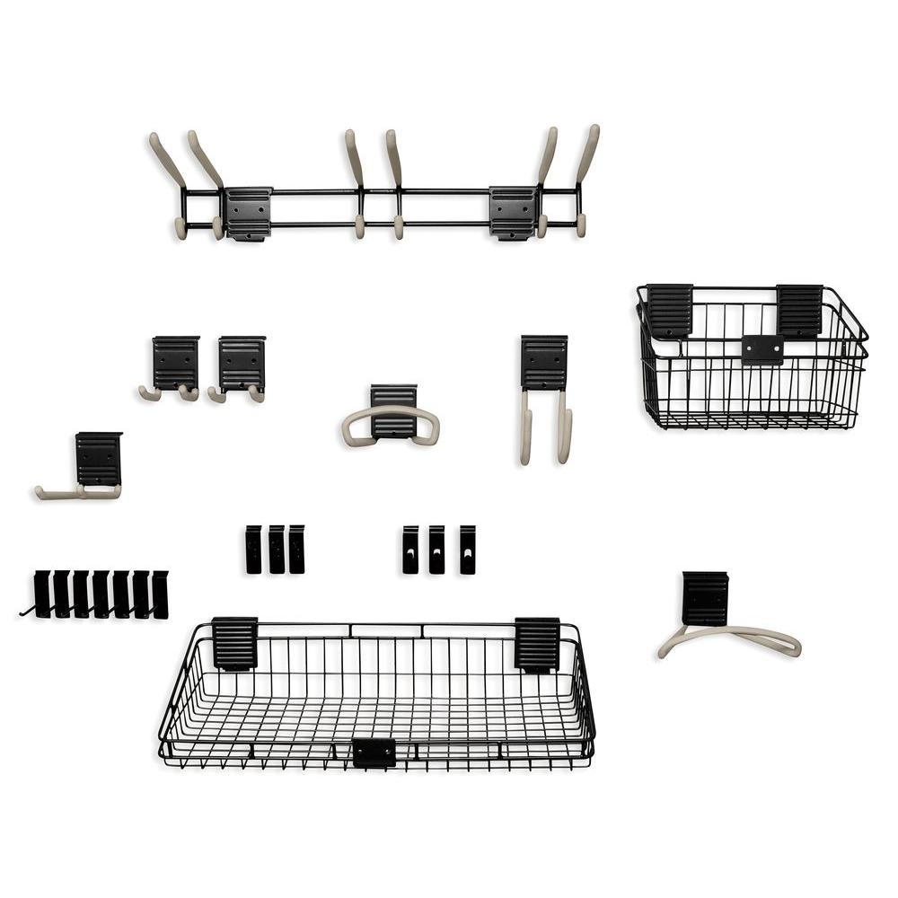 Suncast Handiwall Basic Slat Wall Accessory KitHSBAK The Home Depot