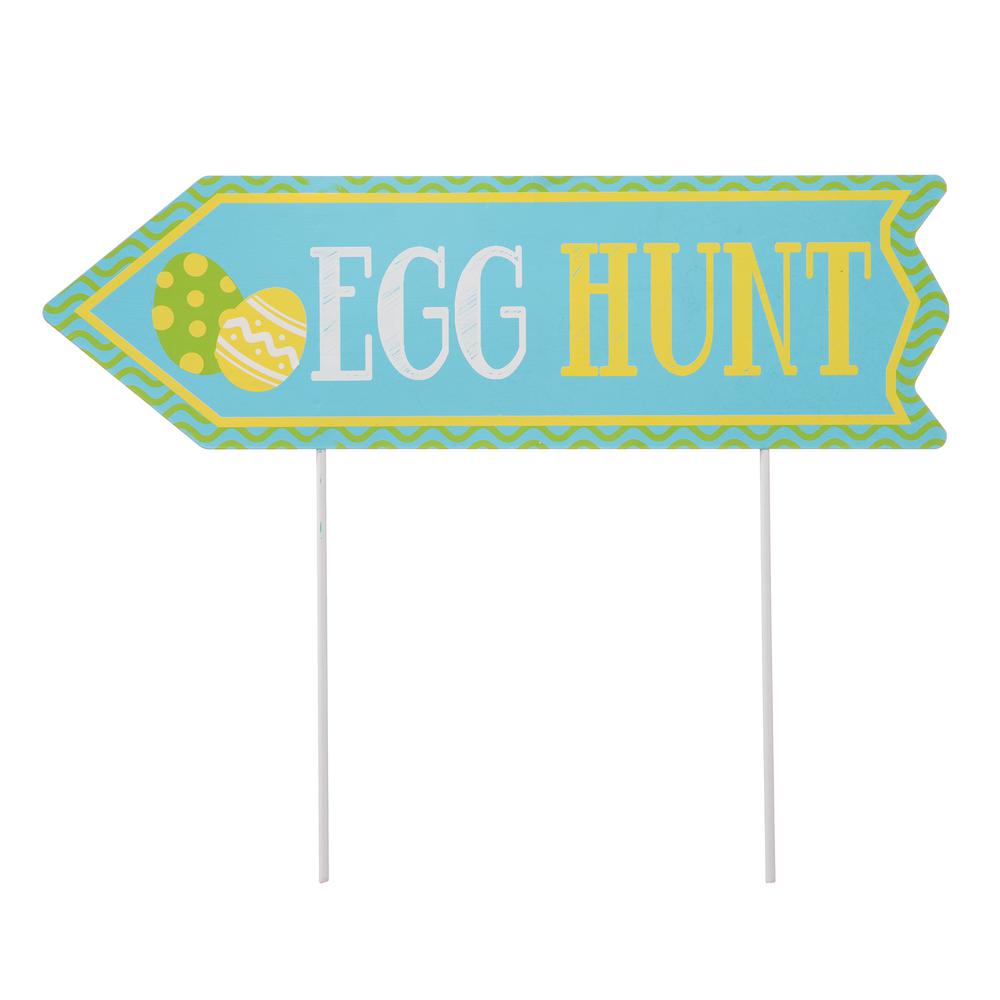 Glitzhome 35 63 In H Metal Easter Yard Stake Or Wall Decor Set Of 3 2006700003 The Home Depot Glitzhome 35 63 In H Metal Easter Yard