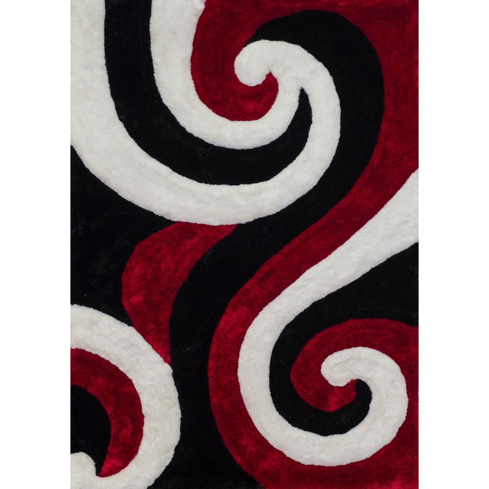 United Weavers Finesse Summit Red 5 Ft 3 In X 7 2 Area Rug