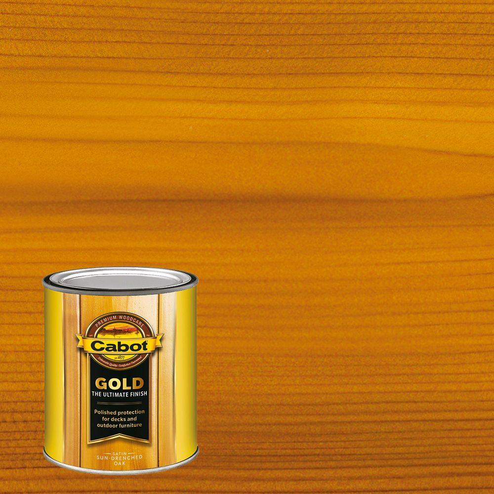 Cabot 1 qt. SunDrenched Oak Gold Oil Exterior Deck Varnish140.0019470
