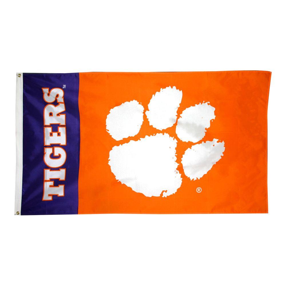 College Flags and Banners Co Clemson University Tigers House Flag
