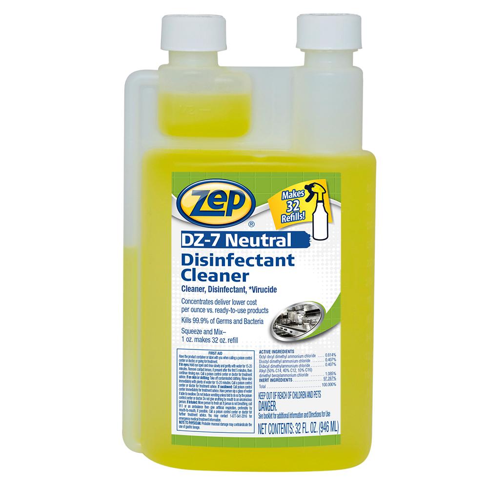 ZEP 32 oz. DZ7 Disinfectant Cleaner Concentrate (case of 4)752001