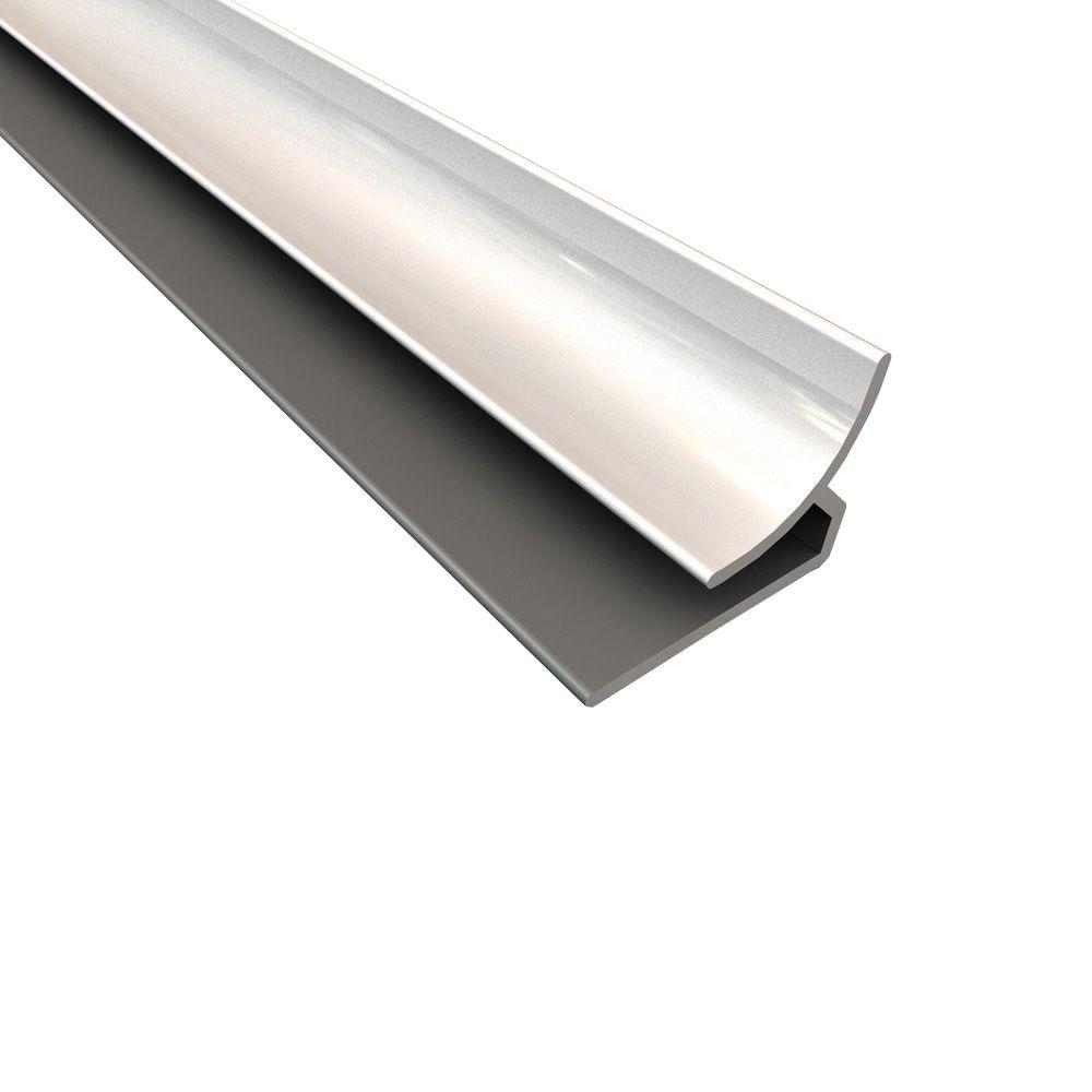 Fasade 4 ft. Large Profile Inside Corner Trim in Matte White17701 The Home Depot