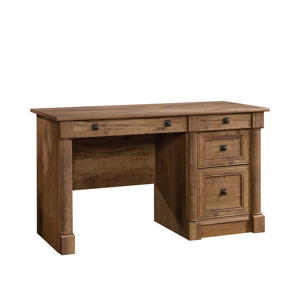 Sauder Palladia Collection Vintage Oak Computer Desk 422002