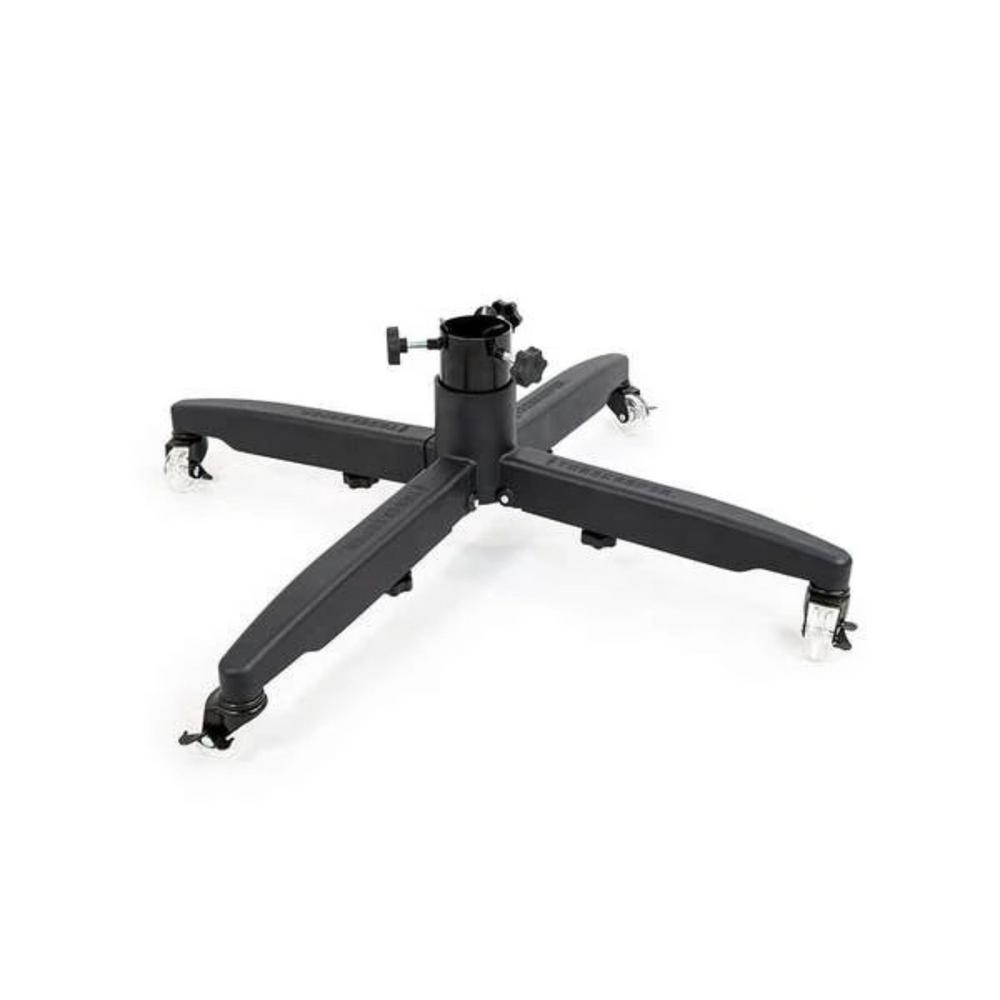 Northlight Rolling Christmas Tree Stand For Trees 7 5 12 With Adjustable Legs 34181631 The Home Depot