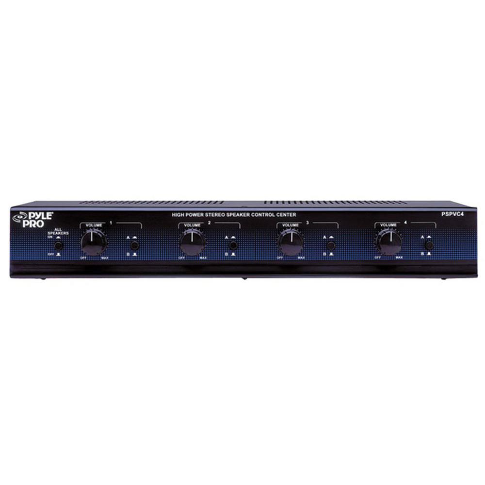 high power stereo speaker control center