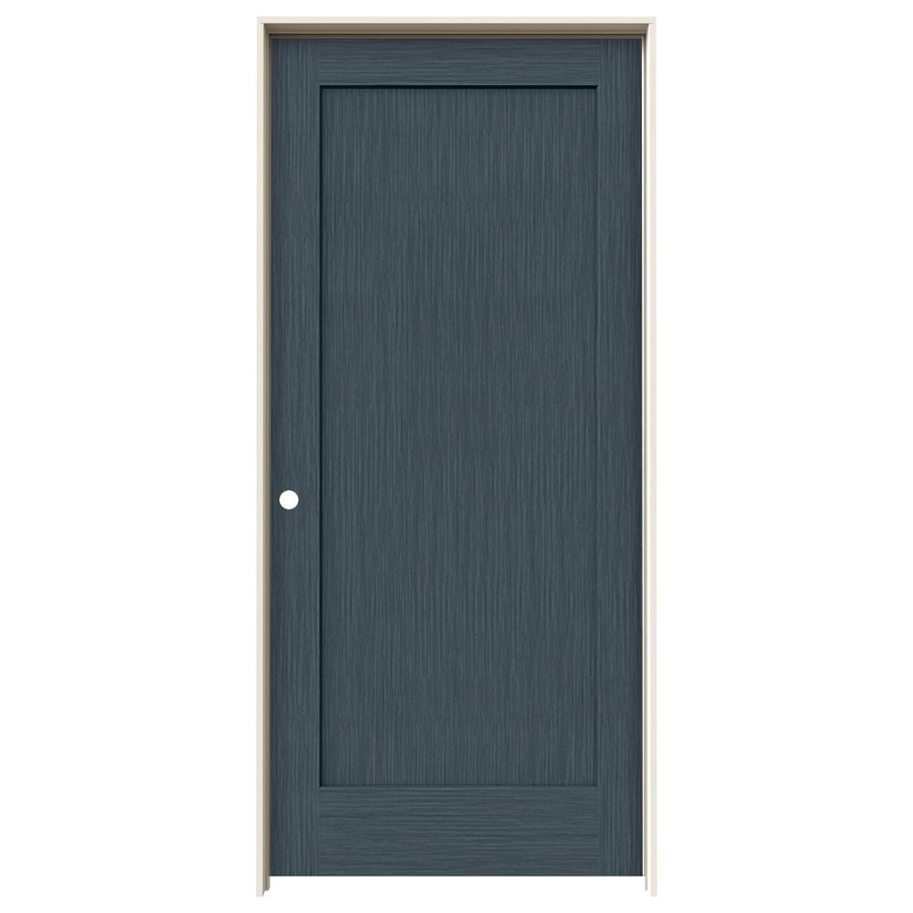 Jeld Wen 36 In X 80 In Madison Denim Stain Right Hand Solid Core