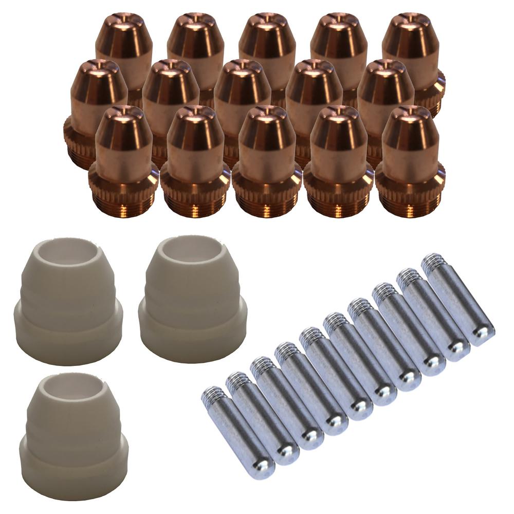 Lotos Plasma Cutter Consumables Sets for Brown Color LT5000D and Brown Color CT520D (33Piecee
