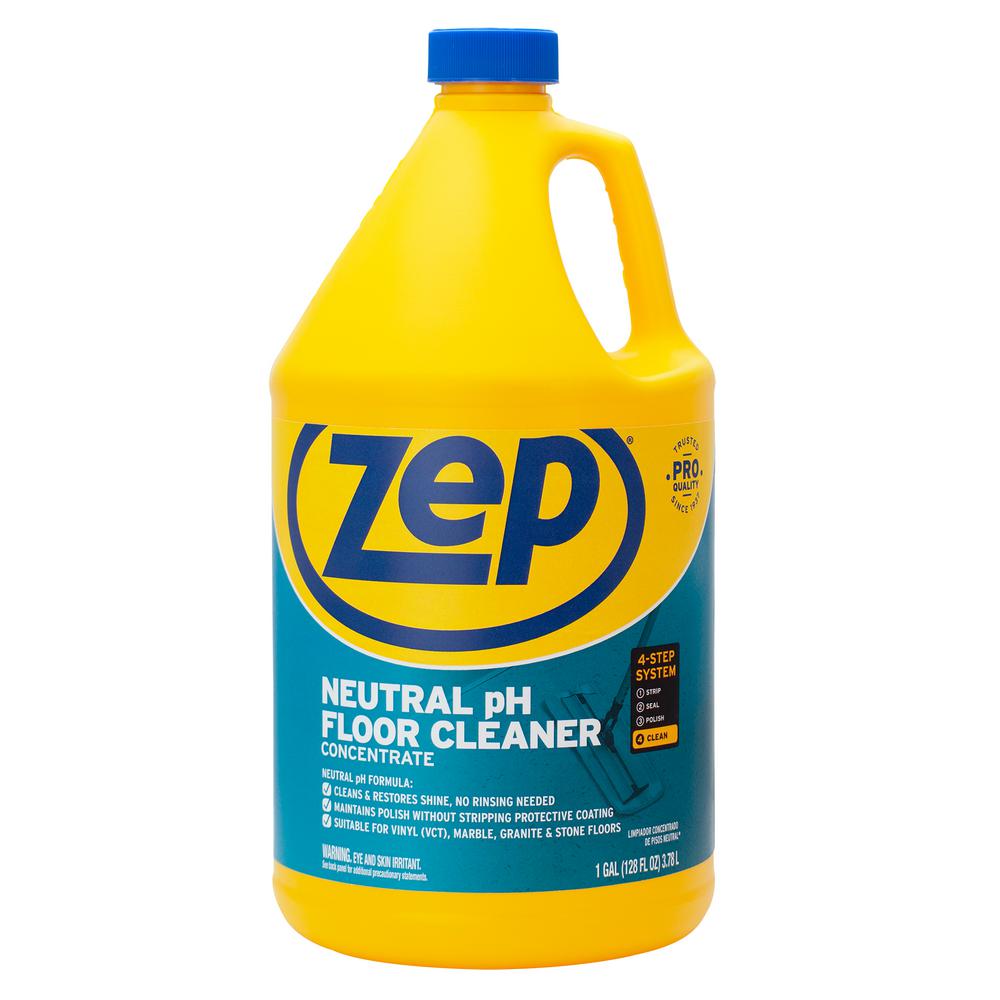 Zep 1 Gal Neutral Floor Cleaner Zuneut128 The Home Depot