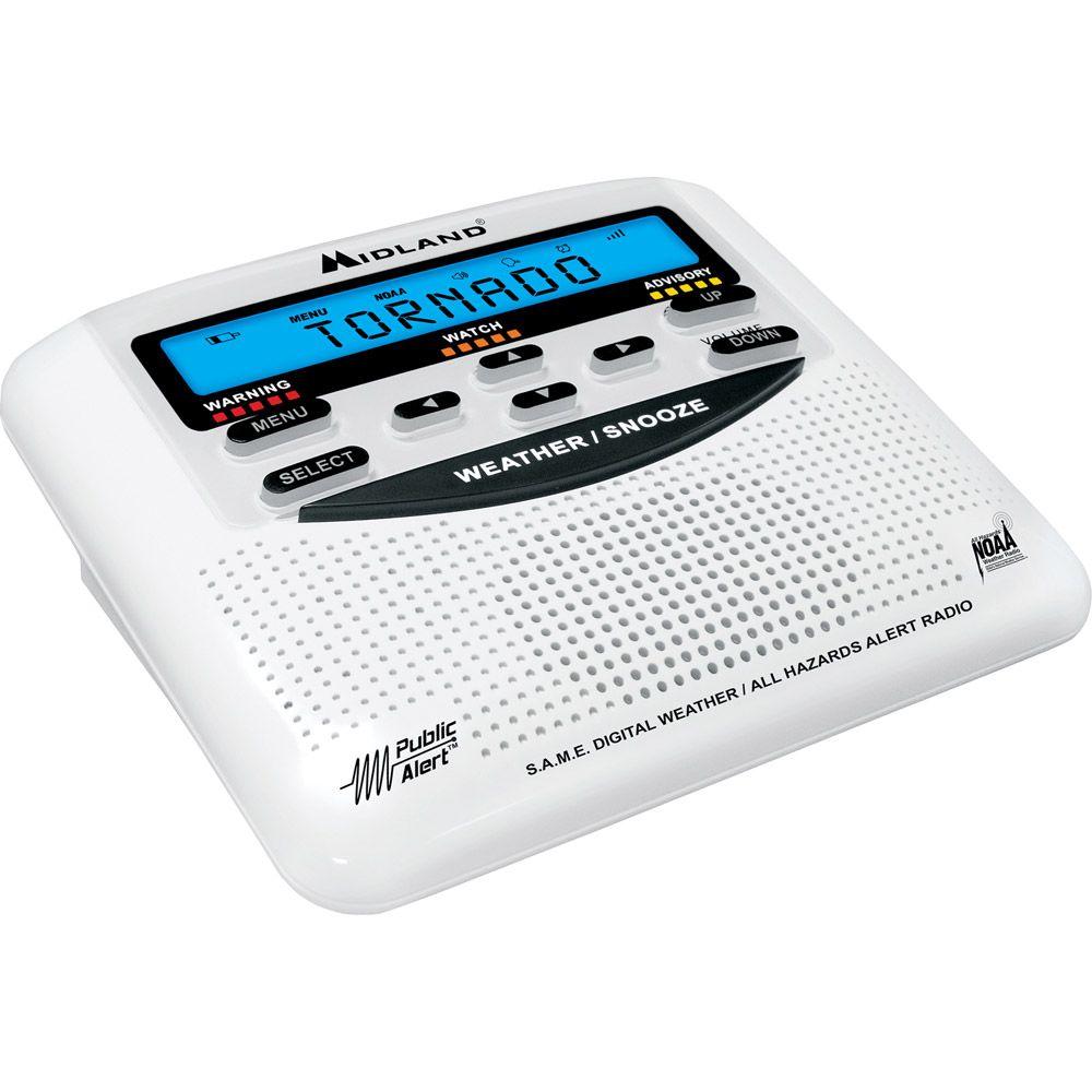 Midland Weather Alert Radio with Alarm Clock by Midland