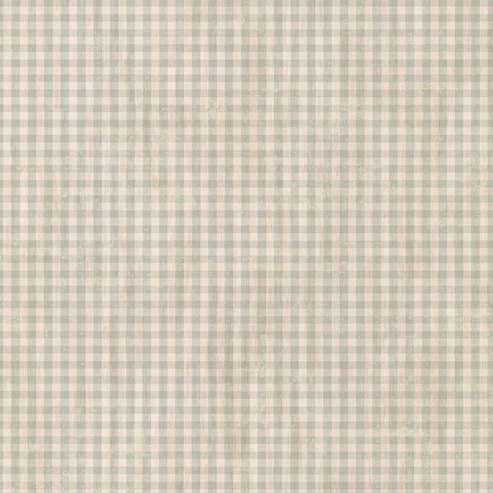 Chesapeake Greer Aqua Gingham Check Wallpaper SampleCTR44014SAM The Home Depot
