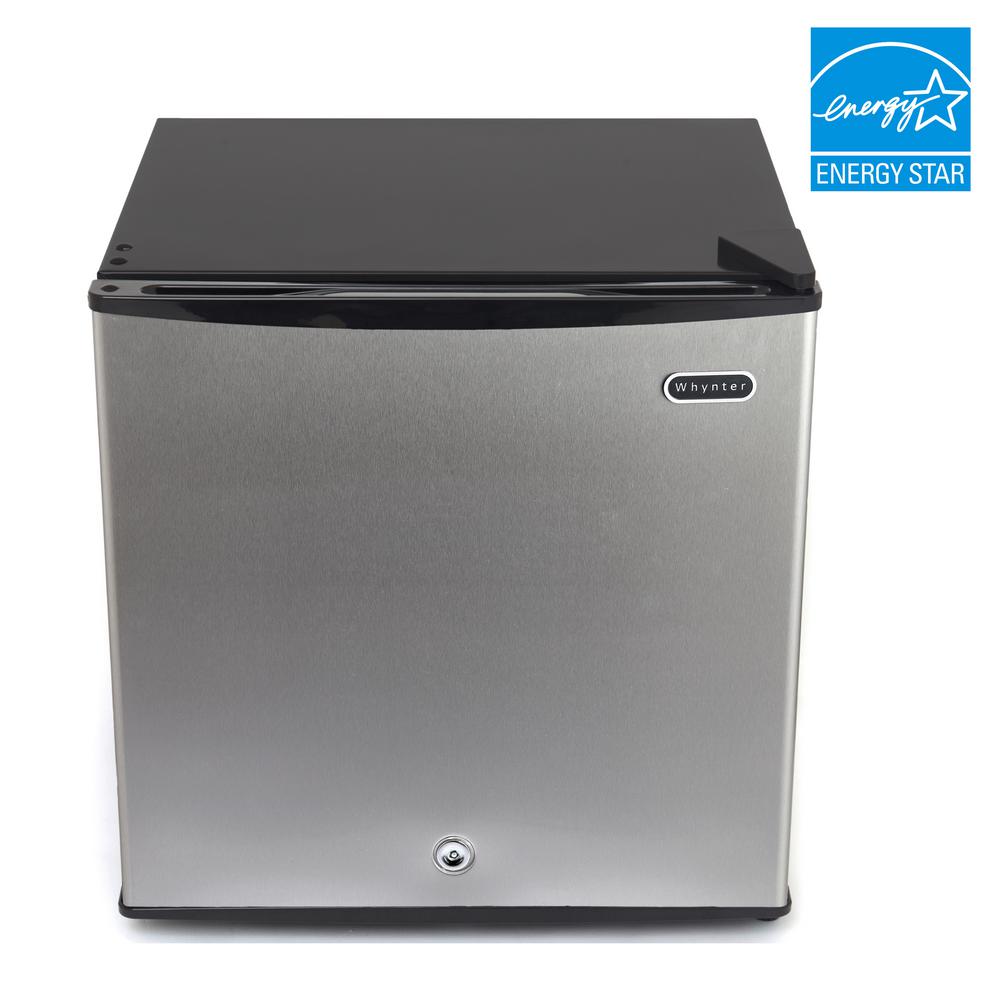 Whynter 1.1 cu. ft. Energy Star Upright Freezer with Lock - Stainless