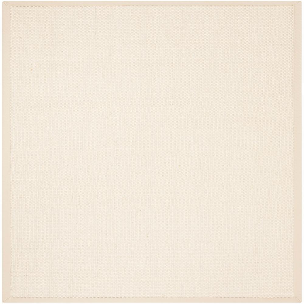 Safavieh Natural Fiber Ivory Light Beige 6 Ft X Square Area Rug