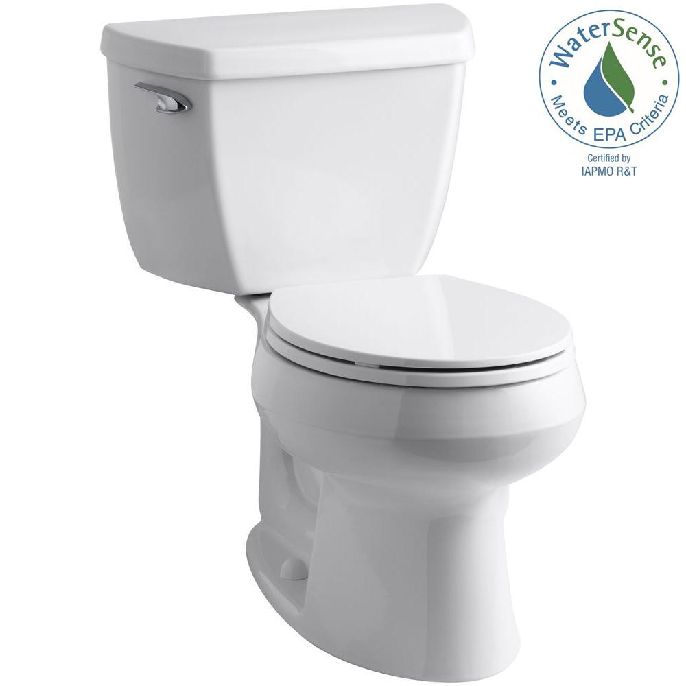 KOHLER Toilets Wellworth Classic Complete Solution 1.28 gpf round-front ...