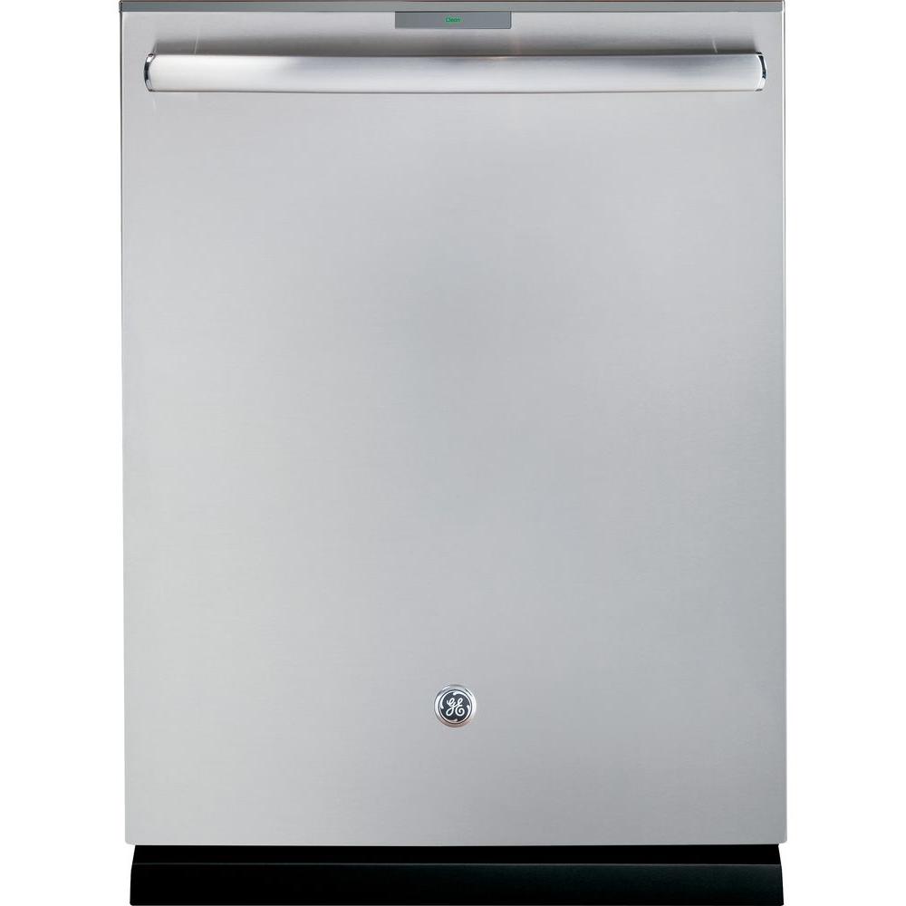 GE Profile Top Control Smart Dishwasher in Stainless Steel with