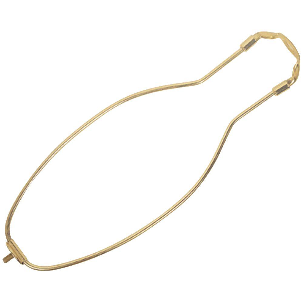 Westinghouse 10 in. Polished Brass Detachable Harp (2Piece)7022200