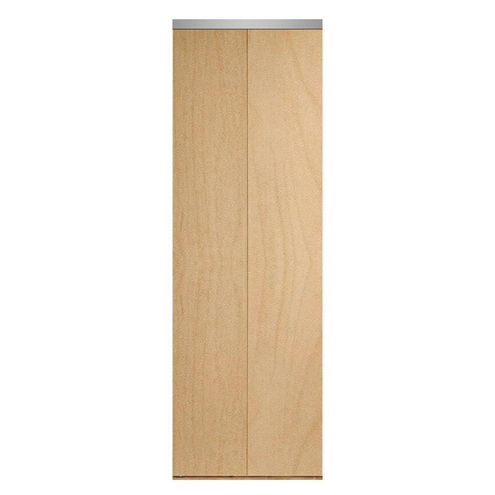 Impact Plus 36 in. x 96 in. Smooth Flush Stain Grade Maple Solid Core