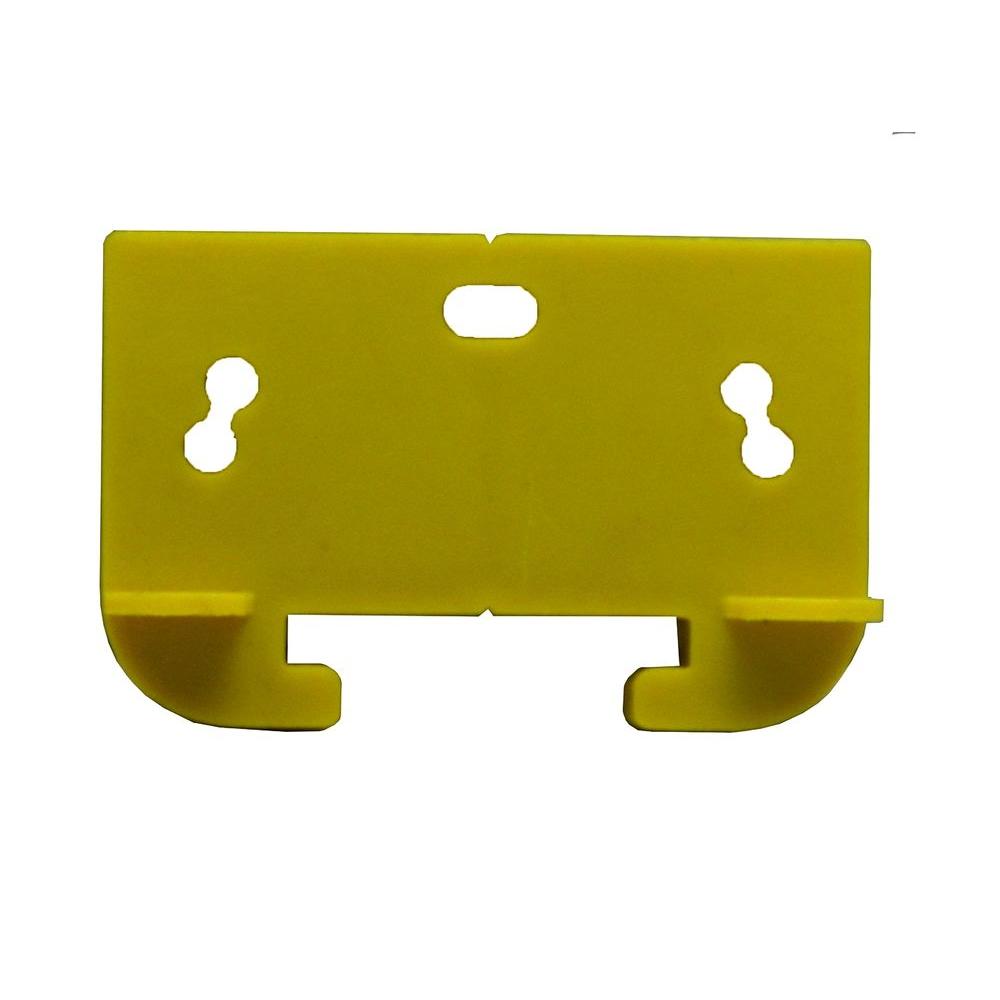 Barton Kramer 1 5 16 In Yellow Plastic Drawer Track Guide 2 Pack