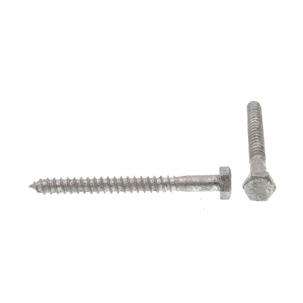 X 3 in. Prime-Line 9055173 Hex Lag Screws 1//4 in A307 Grade A Hot Dip Galvanized Steel 25-Pack