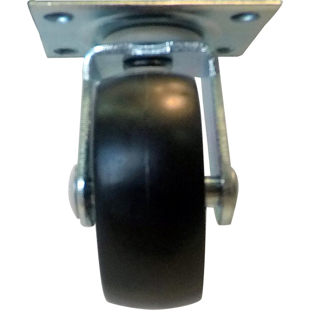 Caster 1-4pcs 1.5 Inch 1.85 inch 2 inch Swivel Caster Wheels Grip Neck Stem Caster Blue White Black Wheel with Brake Furniture Component Color : 1.5 Inch Black 2X