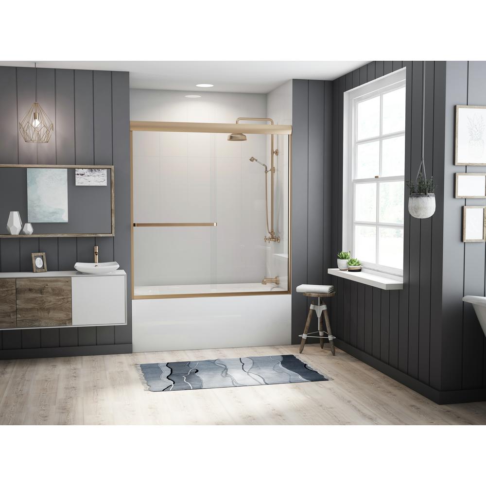 Coastal Shower Doors Paragon 3 16 B Series 60 In X 57 In Semi