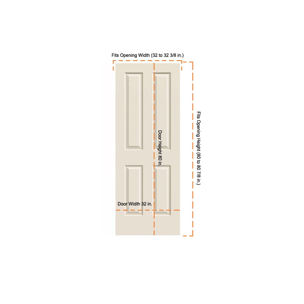 Jeld Wen 32 In X 80 In Atherton Primed Smooth Molded Composite