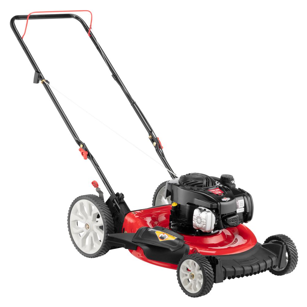 Troy-Bilt Gas Walk Behind Push Home Depot Lawn Mowers