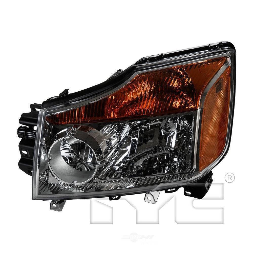 Left Side Replacement Headlight Assembly For 2008-2013 Nissan Titan