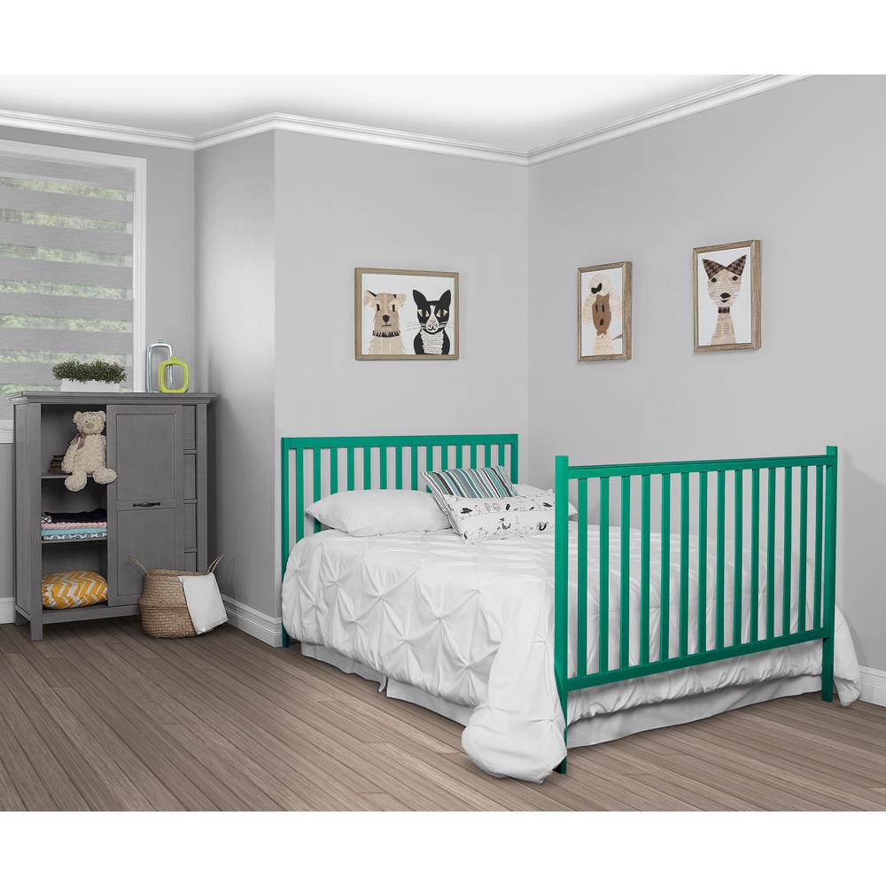 emerald green crib