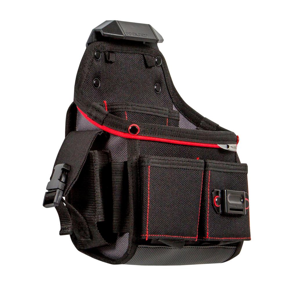 PROLOCK 4Pocket Small Electrician's Tool PouchPLP027 The Home Depot