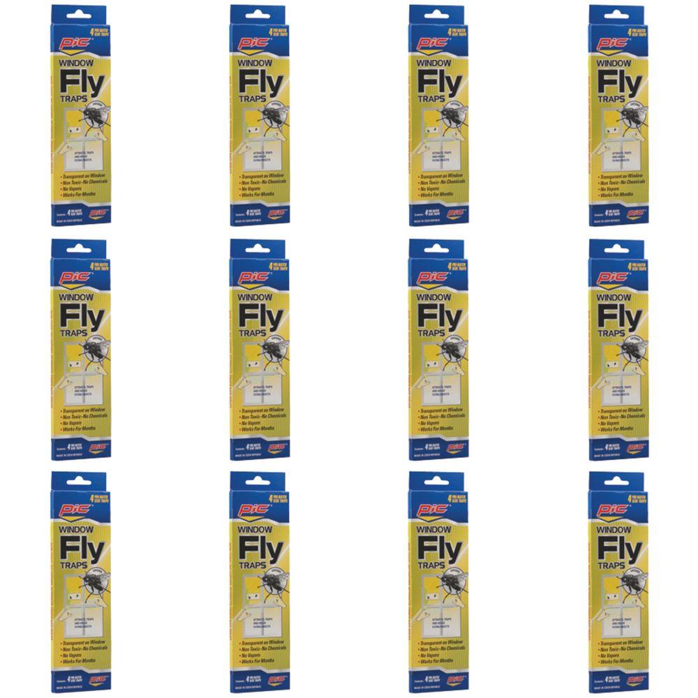 PIC 4 Window Fly Traps (3-Pack) by PIC