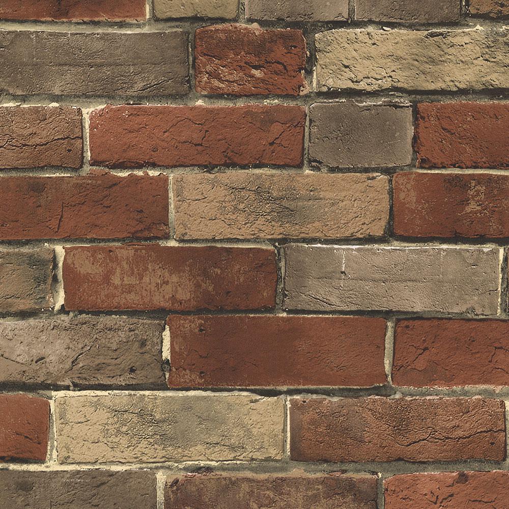 Norwall Photo Brick Wallpaper BG21584 The Home Depot