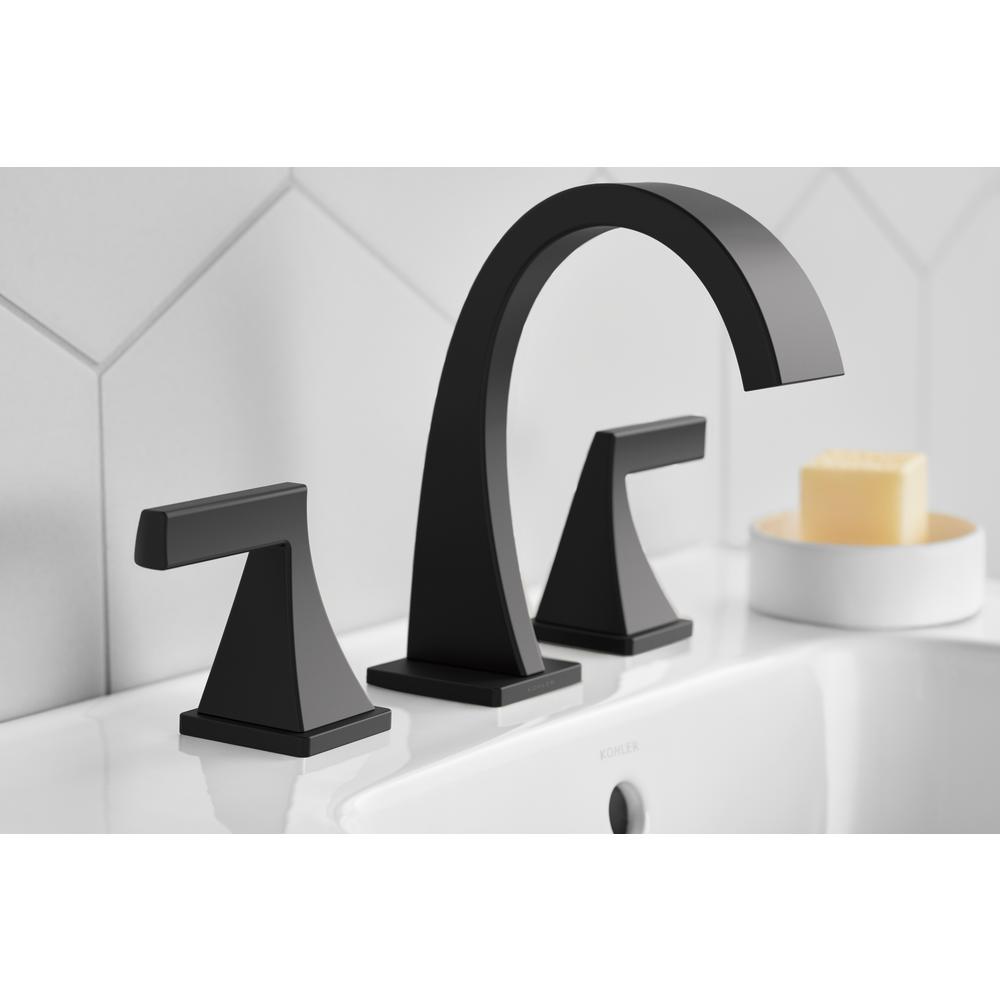 Kohler Katun K-R78039-4D1-BL 8-16/" Widespread Bathroom Faucet Matte Black #K1