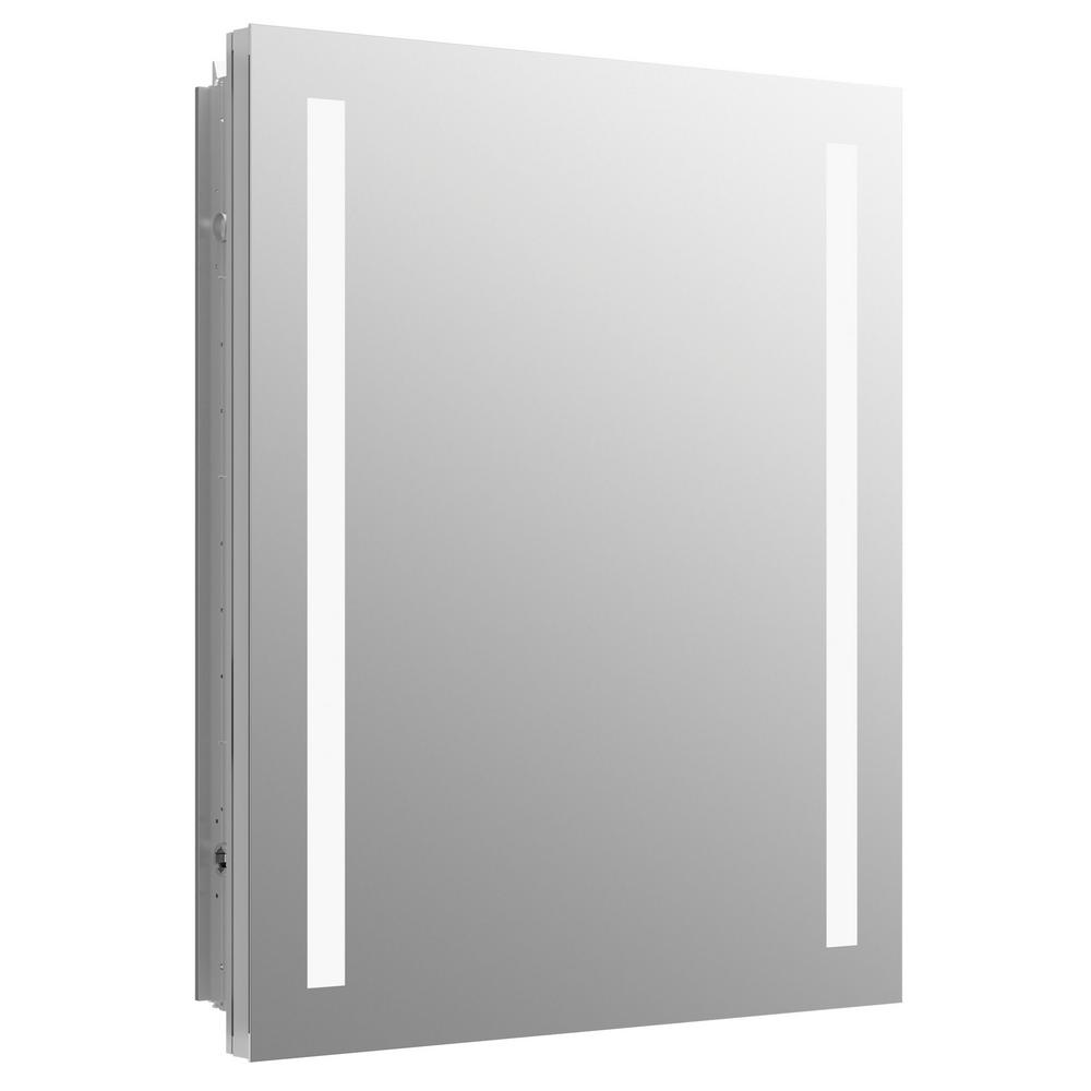Kohler Verdera 24 In W X 30 H Recessed Or Surface Mount Lighted Medicine Cabinet K 99007 Tl Na The Home Depot - Lighted Medicine Cabinets With Magnifying Mirror Kohler Verdera 24 In W X 30 H Recessed Or Surface Mount Lighted Medicine Cabinet K 99007 Tl Na The Home Depot - Lighted Medicine Cabinets With Magnifying Mirror